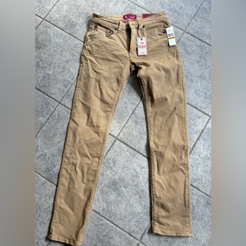 Original Penguin Men's Slim Tan Jeans